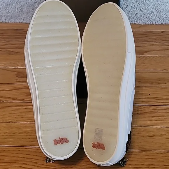 Coach Star Sequin Beaded Slip-On Sneakers NWT Size 11 | Rare Statement Loafers W - Picture 7 of 11